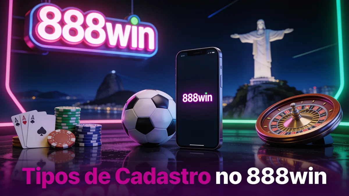 Tipos de Cadastro no 888win para jogadores no Brasil